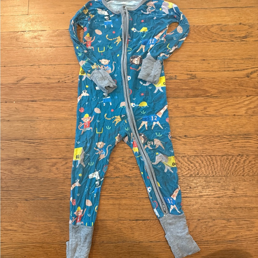 Little Sleepies Sports Animals 12-18month